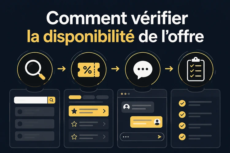 Comment vérifier la disponibilité de l'offre