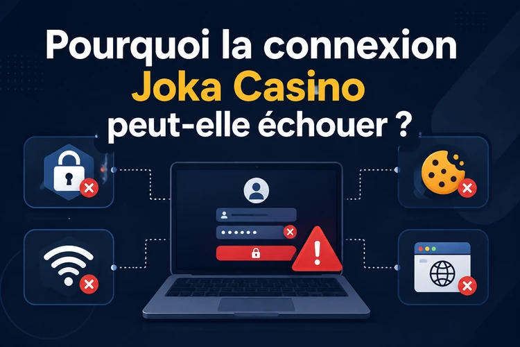 Pourquoi la connexion Joka Casino peut-elle échouer?