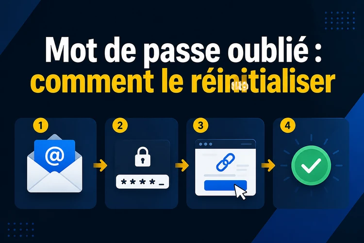 Mot de passe oublié: comment le réinitialiser