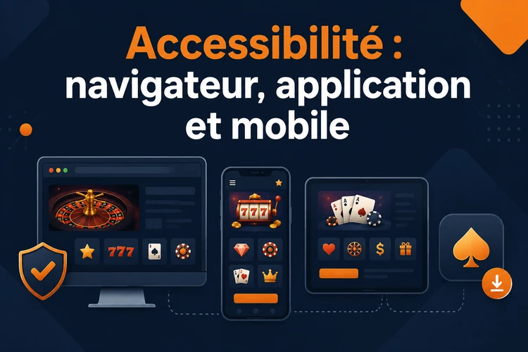 Accessibilité: navigateur, application et mobile